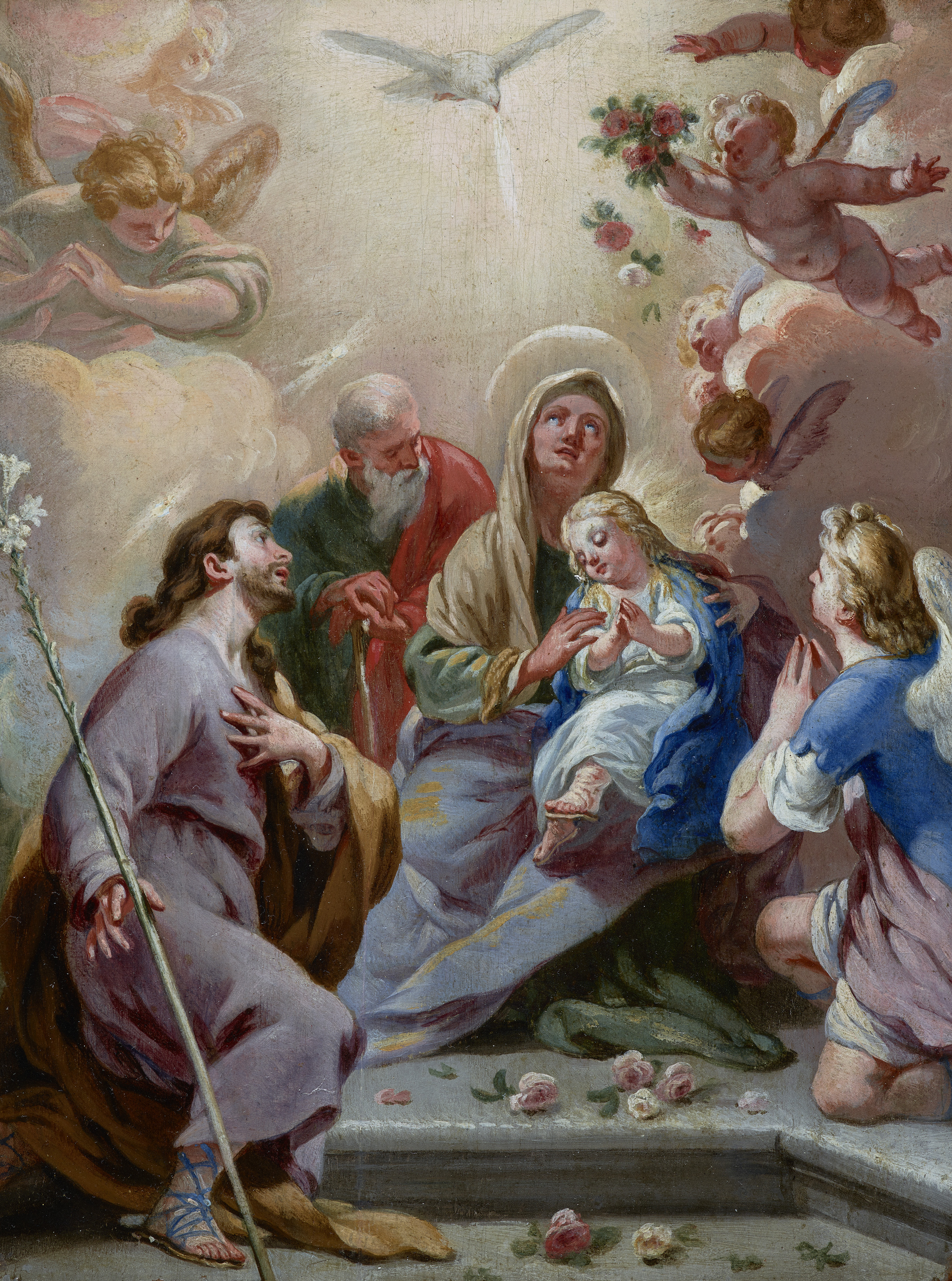 Saint Joachim, Saint Anne and the Virgin - Galería Caylus